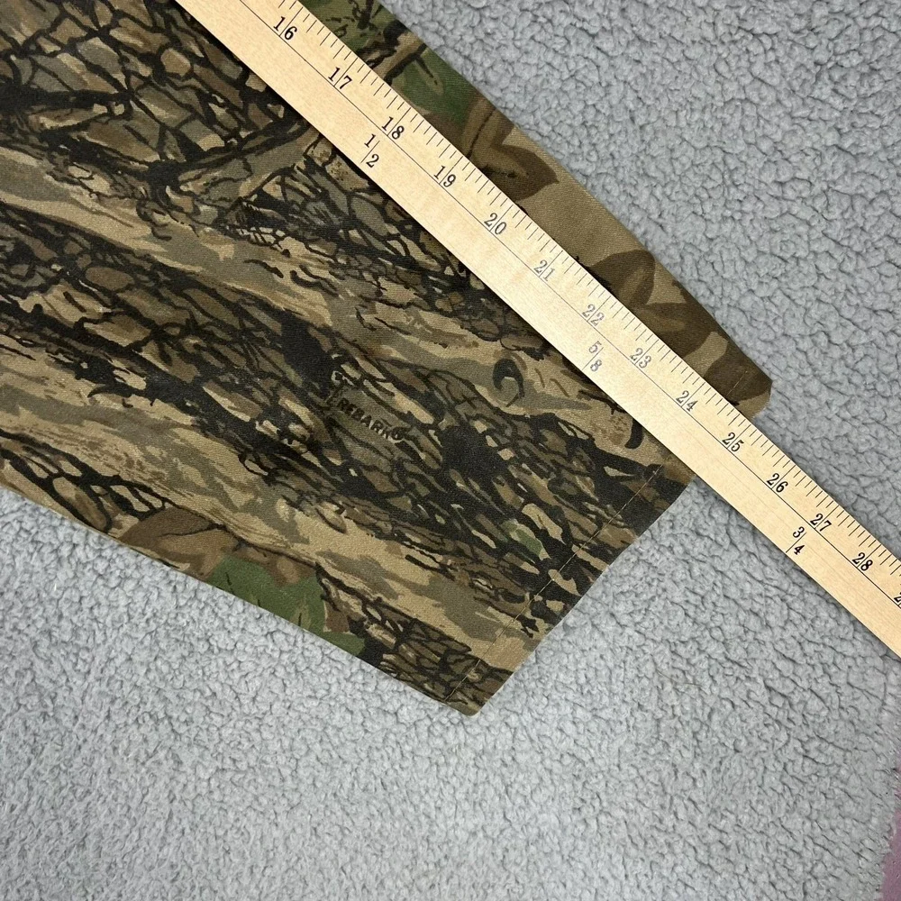 VTG 1-Piece Trebark Camouflage Coveralls‎ Hunting Jumpsuit USA Made Men's XL